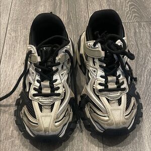 Balenciaga Kids Sneakers in Black and White